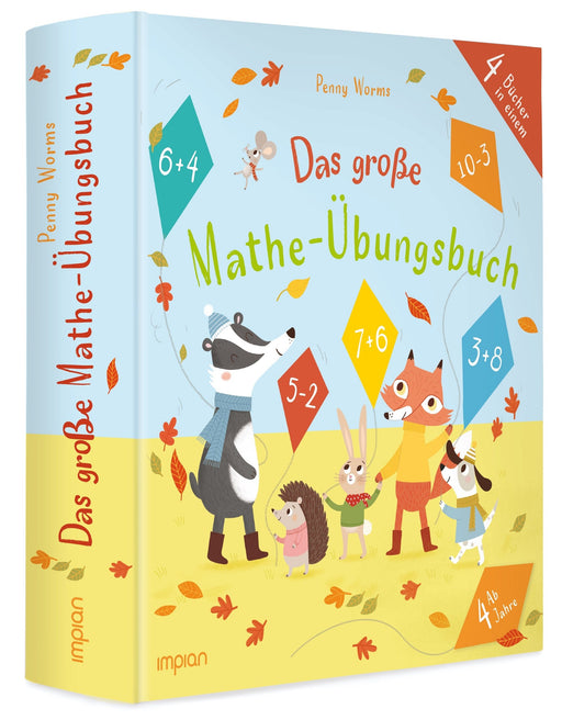 Das große Mathe-Übungsbuch: 4 Bücher in einem - Impian GmbH