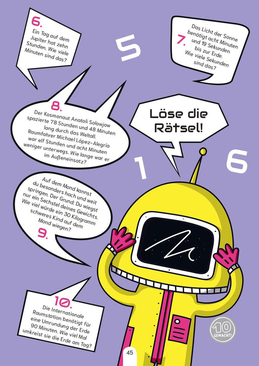 Mach 10! 4 Bände in einem: Detektivclub | Astronauten, Sterne, Laserschwert | Unsere Erde | Abenteuer Ozean - Impian GmbH