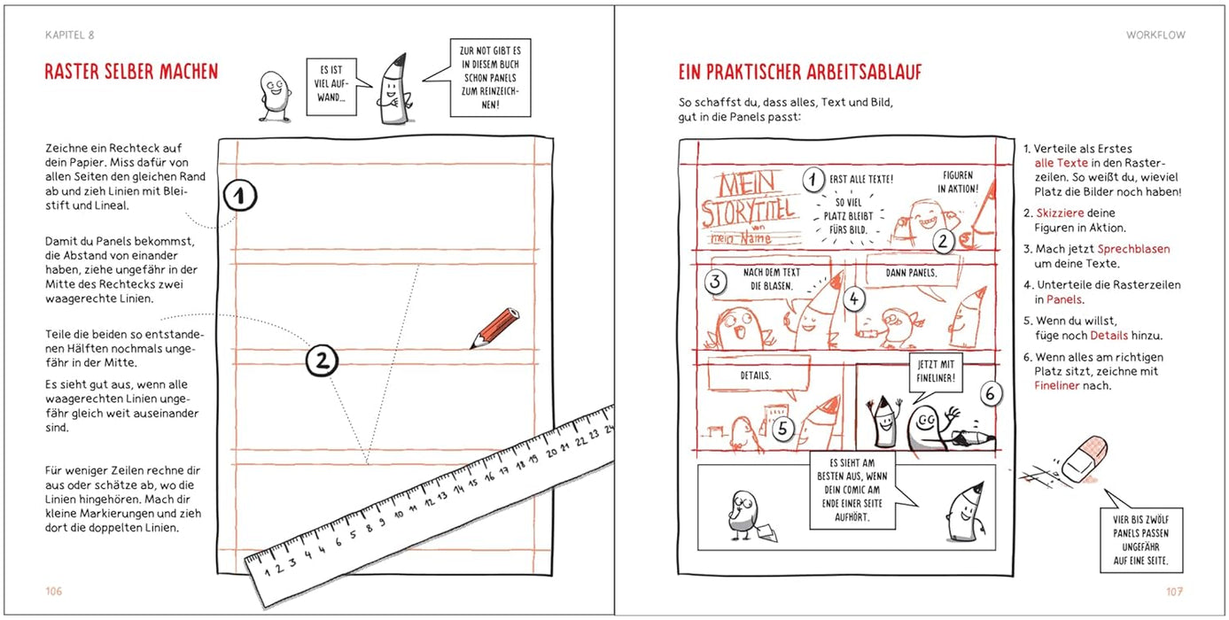 Coole Comics zeichnen und erzählen ganz leicht: Das Mitmach-Buch - Impian Verlag