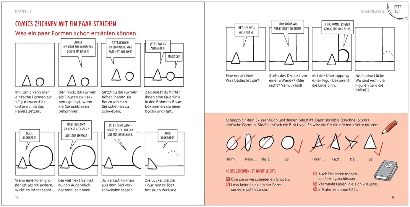 Coole Comics zeichnen und erzählen ganz leicht: Das Mitmach-Buch - Impian Verlag