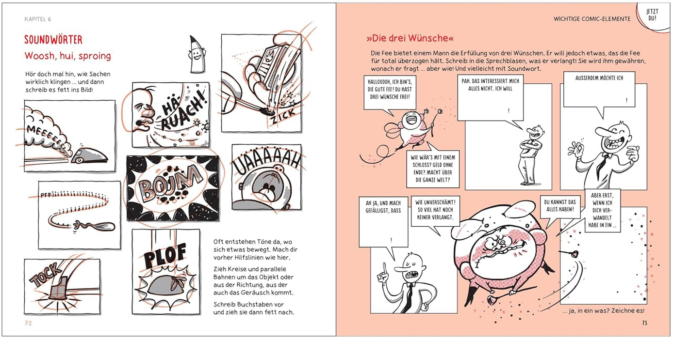 Coole Comics zeichnen und erzählen ganz leicht: Das Mitmach-Buch - Impian Verlag