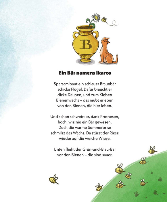 Das antike ABC der tollpatschigen Tiere: Griechische Sagen für Kinder