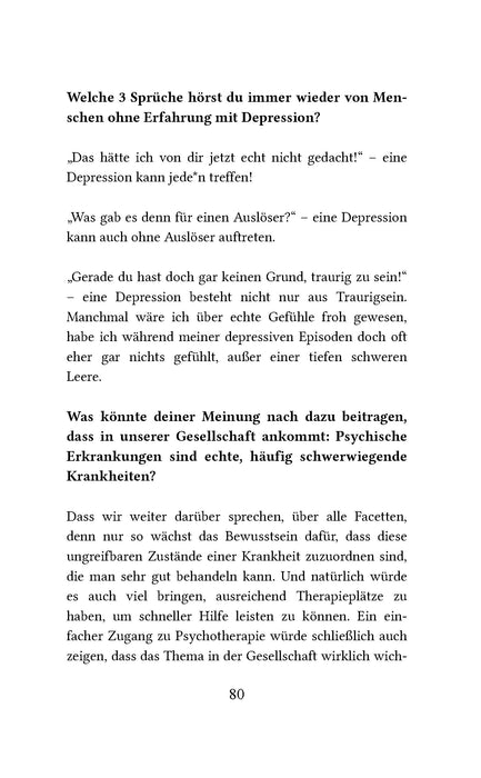 Sieben Gesichter der Depression: Ermutigende Recovery-Geschichten von Erfahrungsexperten - Impian Verlag