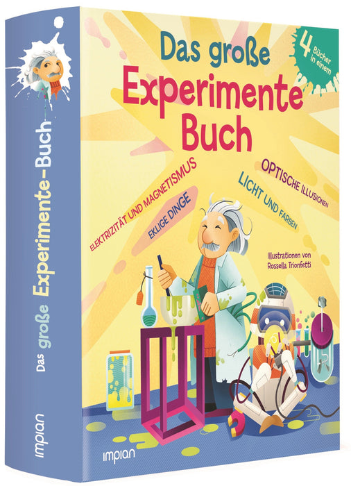 Das große Experimente-Buch: Elektrizität und Magnetismus | Eklige Dinge | Optische Illusionen | Licht und Farben - Impian GmbH