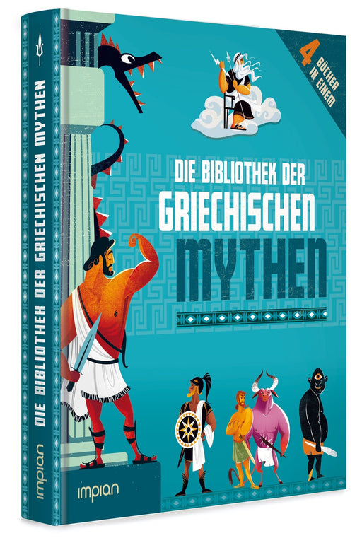 Die Bibliothek der Griechischen Mythen: 4 Bücher in einem (Zeus | Odysseus | Theseus und der Minotaurus | Herakles) - Impian GmbH