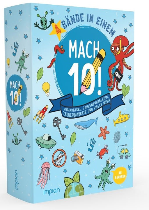 Mach 10! 4 Bände in einem: Detektivclub | Astronauten, Sterne, Laserschwert | Unsere Erde | Abenteuer Ozean - Impian GmbH