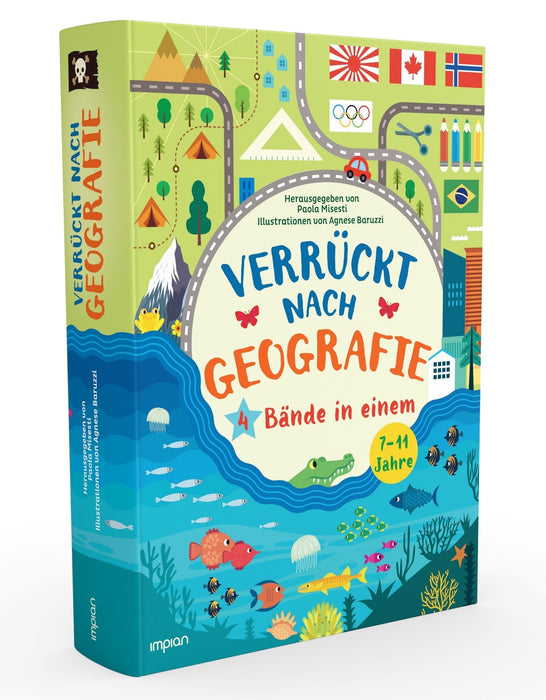 Verrückt nach Geografie: 4 Bände in einem - Impian Verlag